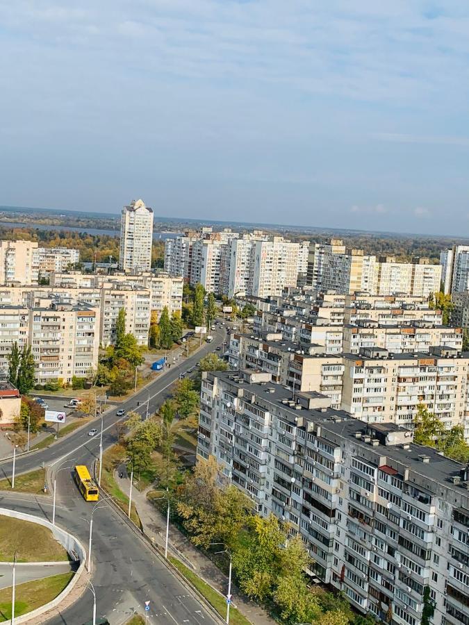 Penthouse Apartment Panoramic View Kyiv Exterior photo